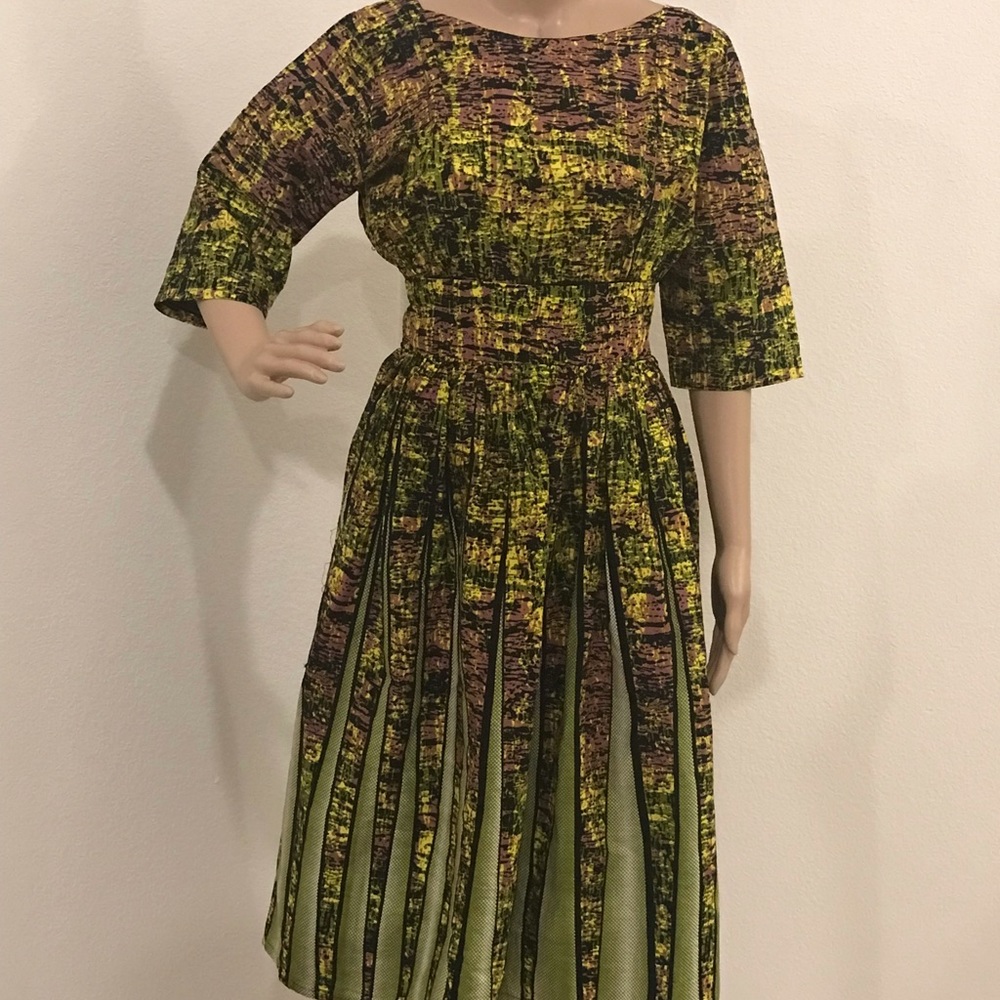 African Print Dress - Picture 1 of 8